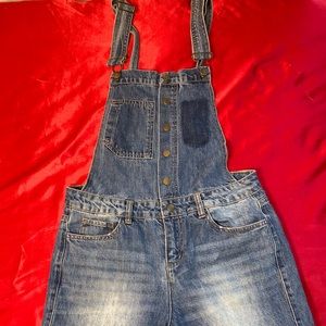 Light Blue Denim Overalls